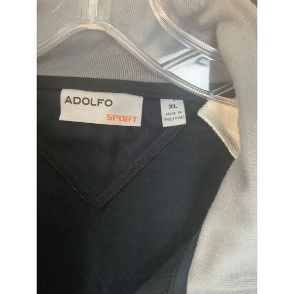 Adolfo Sport mens casual jacket XL 48 ch 31L full zip pockets - Picture 2 of 5